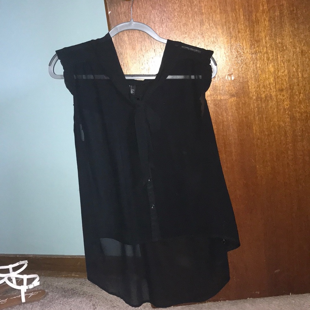 Sheer Pussybow blouse